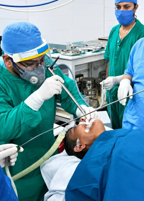 Endoscopic nasal surgery