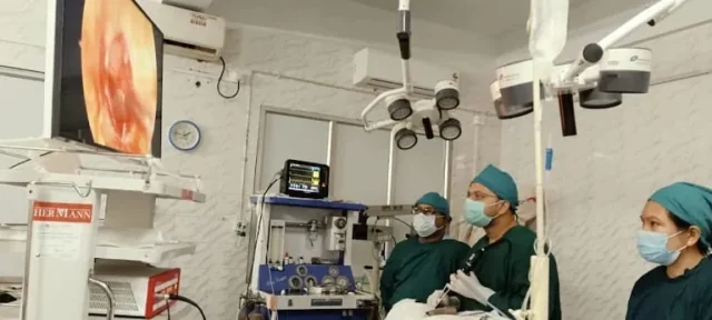 Modular operation theatre with HD endoscopy